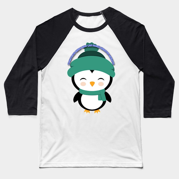 Flightless Bird Baseball T-Shirt by BeragonRe